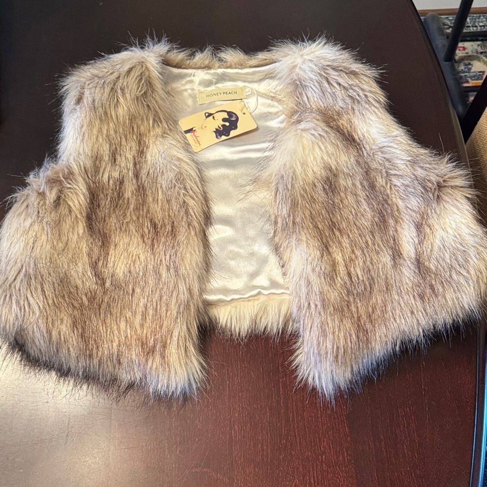 Faux Fur Vest S/M